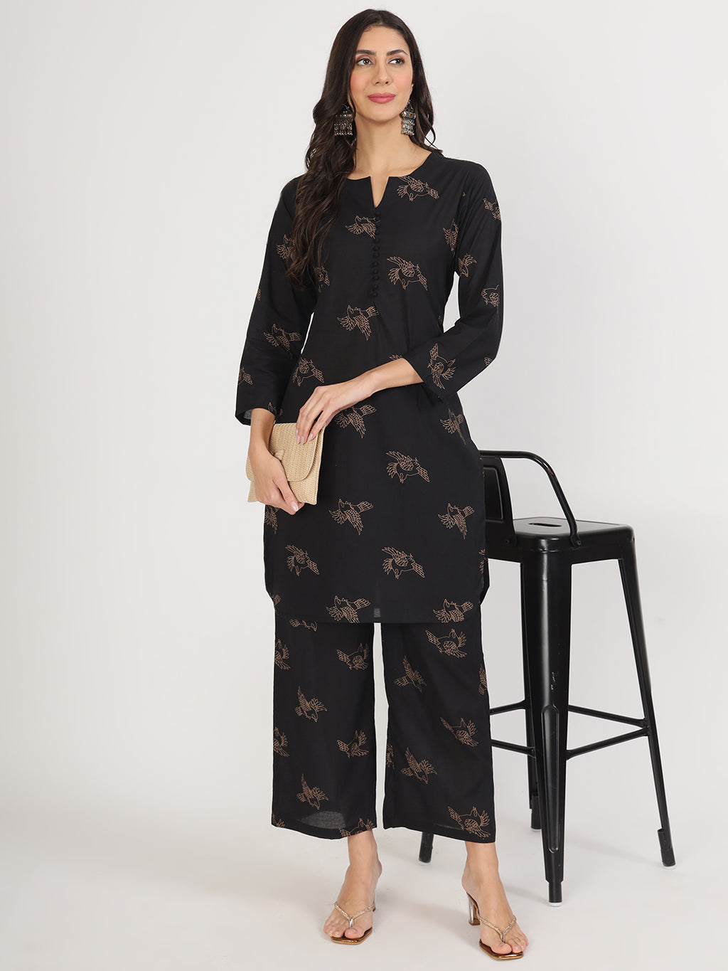 Divena Blue Muslin Tiered with Gathered Kurta with Front Slits