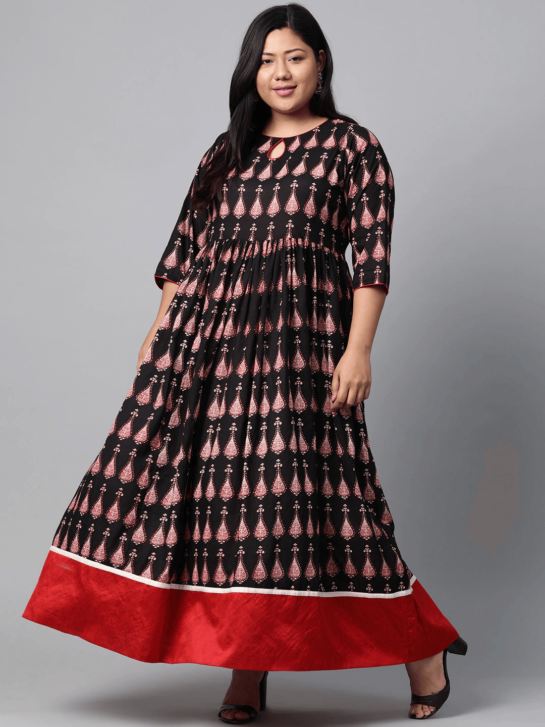 Plus size shop anarkali kurti