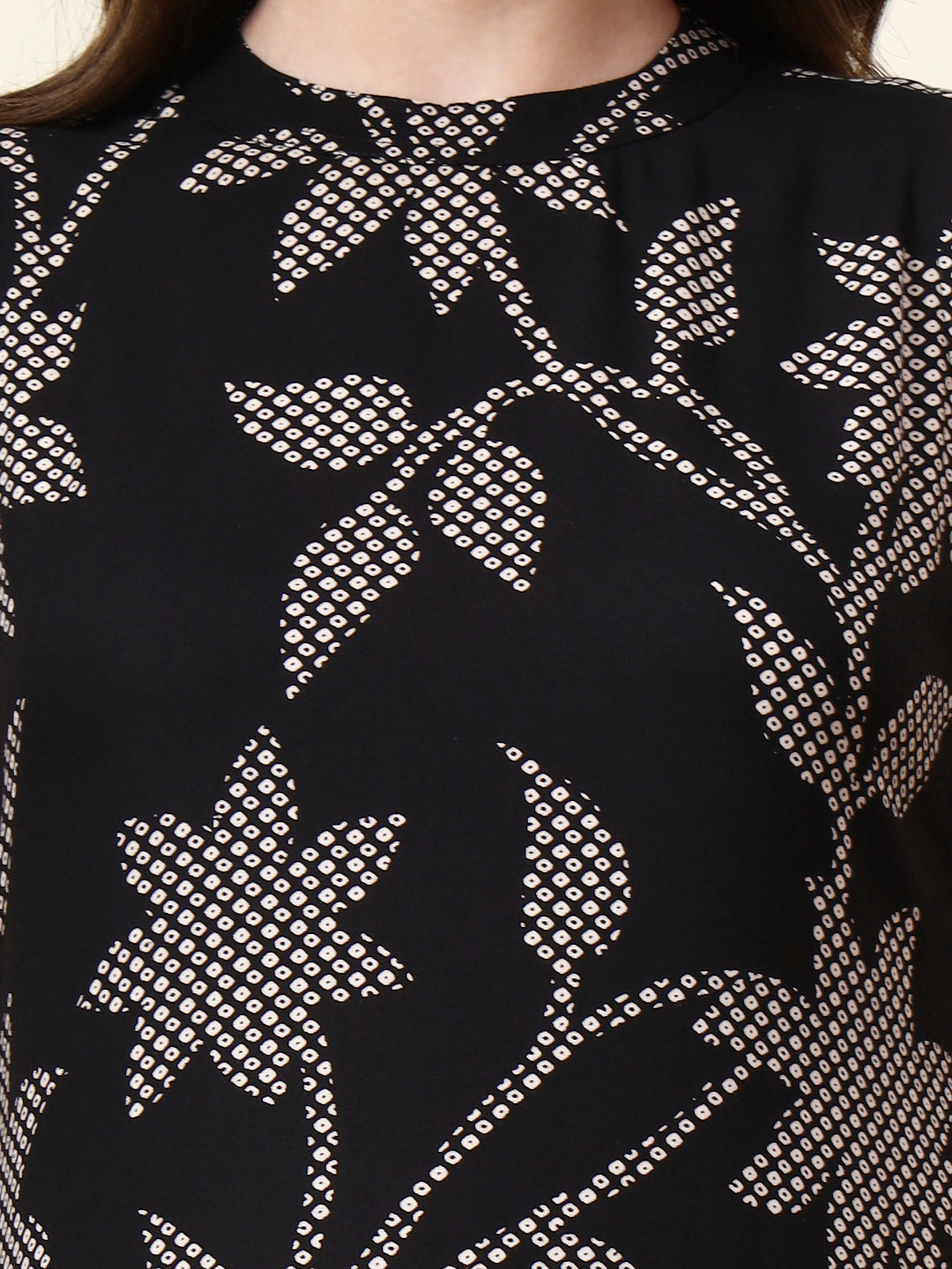 Divena Black Boat Neck Sleeveless Rayon Co-ords Sets