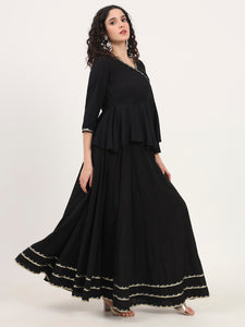 Divena Back Gota Hand Work lehenga dupatta set