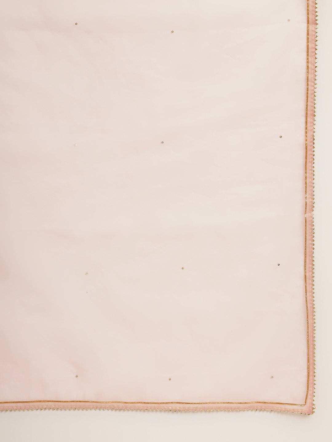 Divena Baby Pink Embroidered Chanderi  Kurta, Trouser With Dupatta