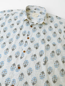 Printed Cotton 150GSM Men Half Sleeves Shirt