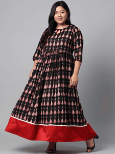 India Tunic Top Kurti Womens Printed Plus Size Indian Clothes – Maple  Clothing Inc.