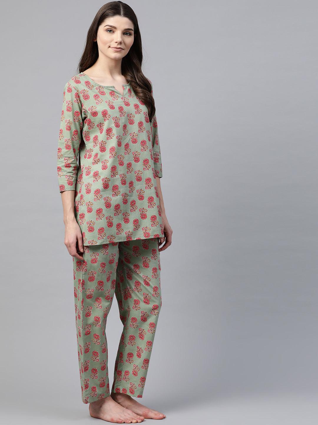 women's nightsuit, cotton, summer, pajama set, pyjama, loungewear, nightwear,  sleepwear, day wear, cotton sets – PiuSnooze